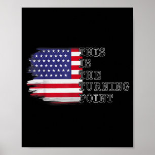 Póster Esta Es La Camiseta Del Punto De Inflexión Bandera