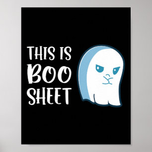 Póster Esta Es La Hoja De Boo Diversión De Halloween