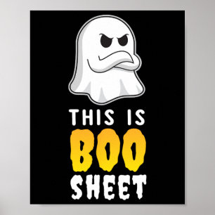Póster Esta Es La Hoja De Boo Para Camisas Famoso Fantasm