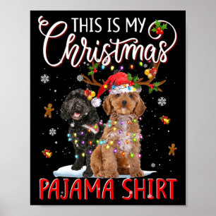 Póster Esta es la luz de mis Navidades Pajama Apoo Navida
