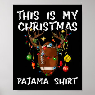 Póster Esta es la Navidad De Los Camisas De Pajama De Mis