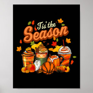Póster Esta Es La Pista De Calabaza De Temporada Latte Fa