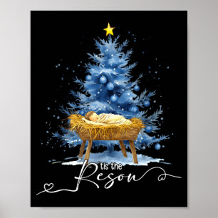 Póster Esta Es La Razón Jesu Cristiano Árbol De Navidad N