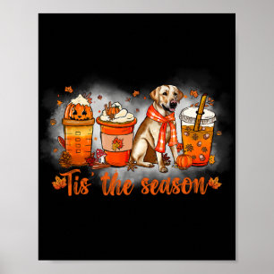 Póster Esta es la temporada de calabaza de especias laten
