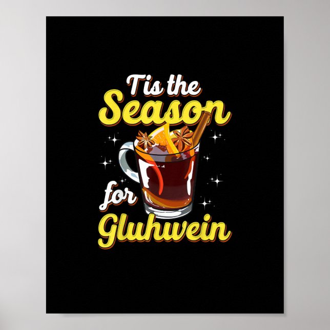 Póster Esta Es La Temporada De Gluhwein Spiced Mulled Win (Frente)