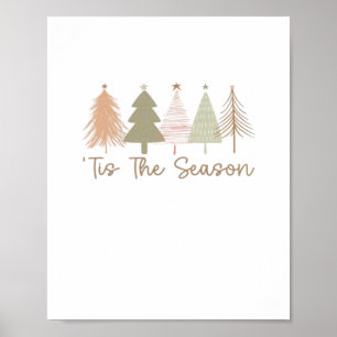 Póster Esta Es La Temporada De Los Árboles De Navidad Nav