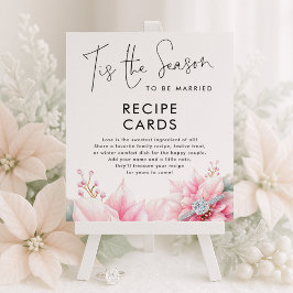 Póster Esta es la temporada de recetas de ducha de novias