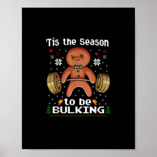 Póster Esta Es La Temporada Del Gimnasio Bulkin Gingerbre