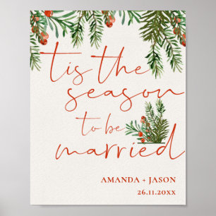 Póster Esta es la temporada para ser Boda de Navidades ca