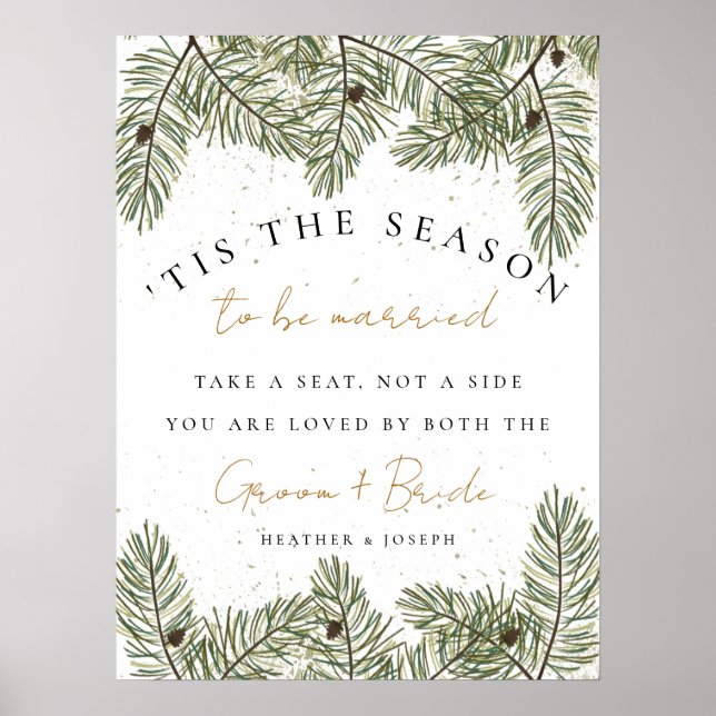 Póster Esta es la temporada para ser Navidades de Pine y  (Frente)