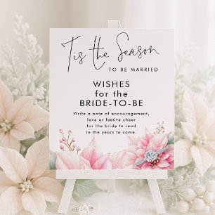 Póster Esta es la temporada Poinsettia Bridal Shower