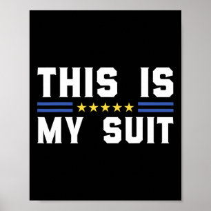 Póster Esta Es Mi Chaqueta Divertida Bandera De Ucrania D