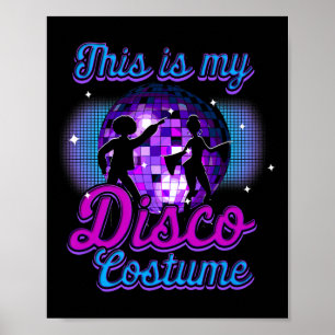 Póster Esta Es Mi Discoteca Disco Discoteca Retro Discote