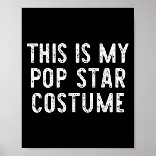 Póster Esta es mi estrella de P Star Costume Halloween ni