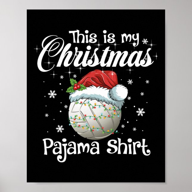 Póster Esta es mi familia de Navidades Pajama Xmas (Frente)