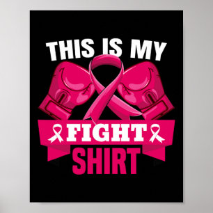 Póster Esta es mi lucha contra el cáncer de mama, creo qu