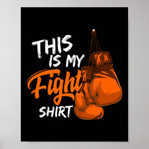 Póster Esta es mi lucha contra la leucemia, Guerrero Surv