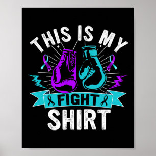 Póster Esta es mi lucha contra la prevención del suicidio