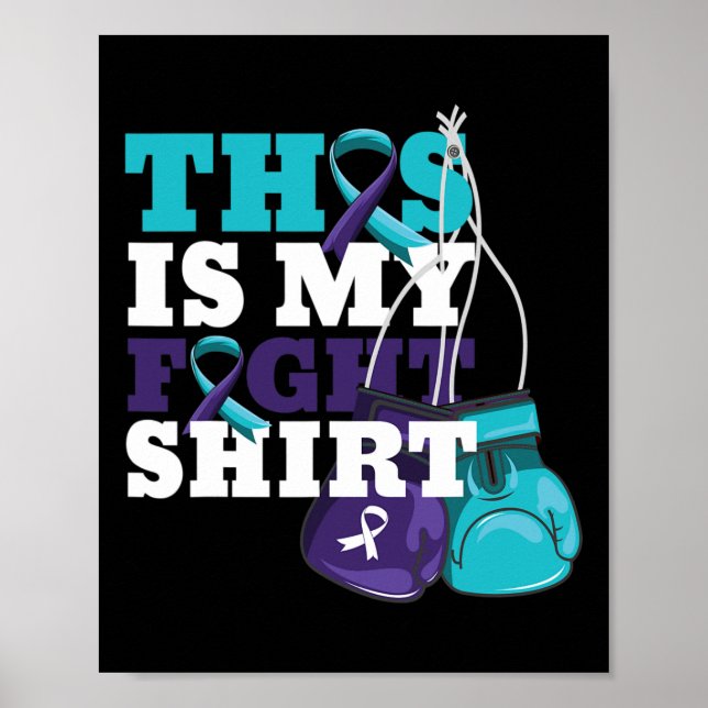 Póster Esta es mi lucha contra la prevención del suicidio (Frente)