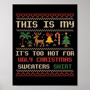 Póster Esta Es Mi Navidad En Julio Verano Hawaiano Chris