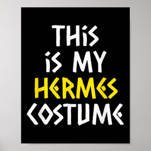 Póster Esta es mi perezosa mita griega de Halloween
