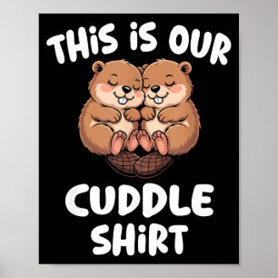Póster Esta Es Nuestra Camiseta De Abrazos Pareja De Cast