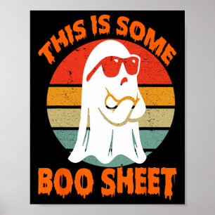 Póster Esta es una hoja de boom de Halloween Fantasma div