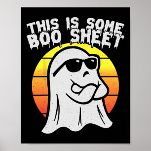 Póster Esta Es Una Hoja De Boos Halloween Vestidos Hombre