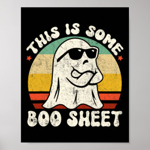 Póster Esta Es Una Hoja De Bote De Guay Fun Halloween Co