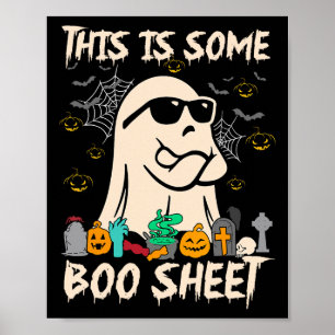 Póster Esta Es Una Hoja De Bote De Guay Fun Halloween Co