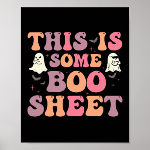 Póster Esta Es Una Hoja De Bote De Halloween Fun Para Los