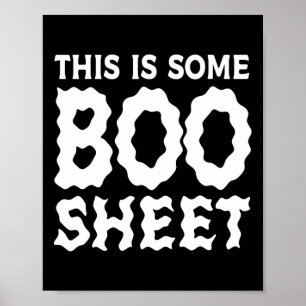 Póster Esta Es Una Hoja De Bote De Halloween Ghost Fun Gi