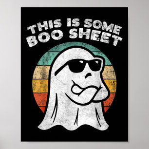 Póster Esta Es Una Hoja De Bote Fantasma Halloween Hombre
