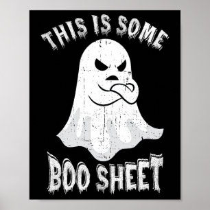Póster Esta Es Una Hoja De Bote Halloween Fun Hombres Que