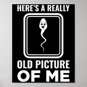 Póster Esta Es Una Imagen Realmente Vieja De Mí Graciosa 