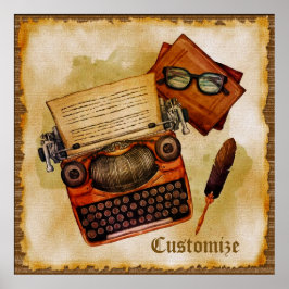 Póster Está Escrito Vintage