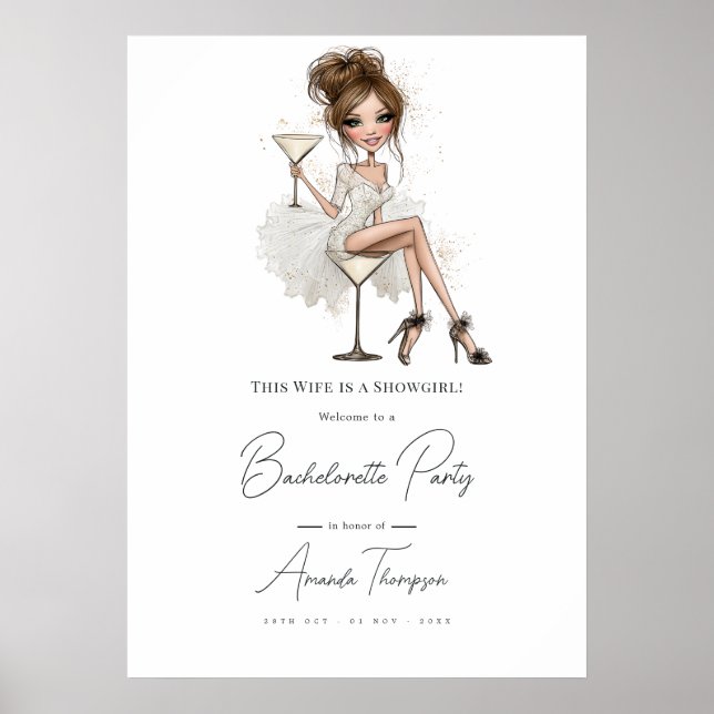 Póster Esta Esposa es una Bienvenida a la Fiesta de Despe (Frente)