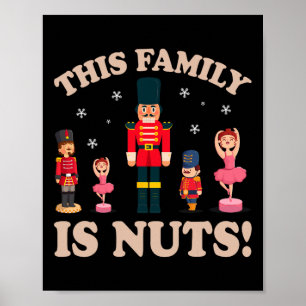 Póster Esta Familia Es Mat De Navidades Del Escuadrón De