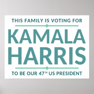 PÓSTER ESTA FAMILIA ESTÁ VOTANDO POR...