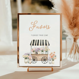 Póster Está fresca de los favores del mercado