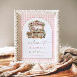 Póster Está fuera de la caída del mercado Bienvenida a la