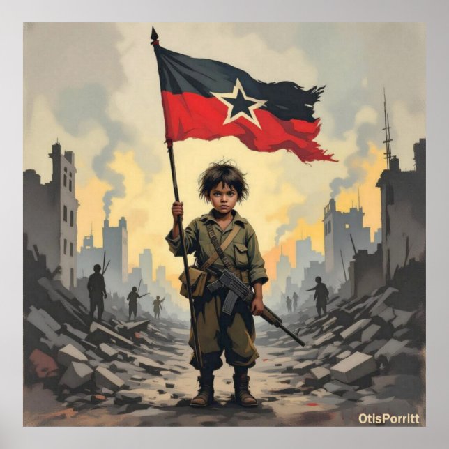 PÓSTER ESTA GUERRA NUNCA TERMINARÁ (Frente)