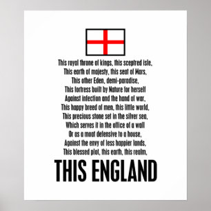Póster Esta Inglaterra