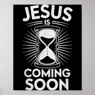 Póster ¿Está Jesús viniendo pronto Cristiano Religioso