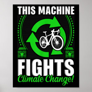 Póster Esta máquina lucha contra el cambio climático