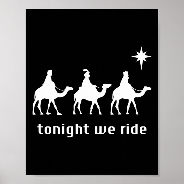 Póster Esta Noche Los Navidades Viajamos Con Camel Ride C (Frente)