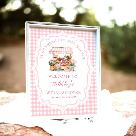 Póster Está recién salida del mercado, bienvenida a la du