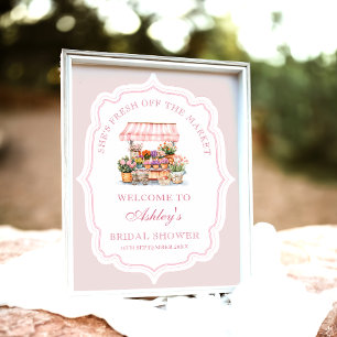 Póster Está recién salida del mercado, bienvenida a la du