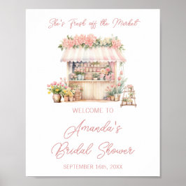 Póster Está recién salida del mercado, bienvenida a la du