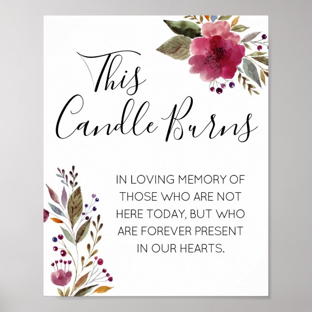 Póster Esta Vela quema el monumento a los Bodas acuáticos (Frente)